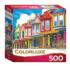Colorluxe - Colorful Houses Along Guilford Avenue In Charles - Scratch and Dent Landscape Jigsaw Puzzle