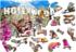 Kittens in Hollywood Cats Wooden Jigsaw Puzzle