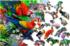 Parrot Island Birds Wooden Jigsaw Puzzle