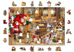 Santa's Workshop Christmas Wooden Jigsaw Puzzle