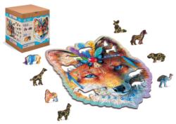Mystic Fox Forest Animal Shaped Puzzle