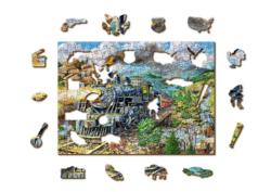 Railway - Scratch and Dent Fine Art Wooden Jigsaw Puzzle