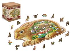 Garden Bunny Forest Animal Shaped Puzzle