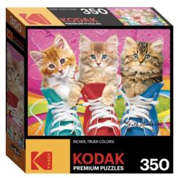 Kodak 350 - Sneaky Cats 2 by Keith Kimberlin Animals Jigsaw Puzzle