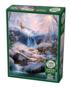 Mystic Falls in Winter Forest Animal Jigsaw Puzzle