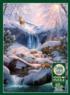 Mystic Falls in Winter Forest Animal Jigsaw Puzzle