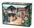 Fountain on the Square Landscape Jigsaw Puzzle