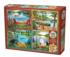 Cabin Country Landscape Jigsaw Puzzle