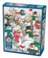 Hill of a Lot of Snowmen Winter Jigsaw Puzzle