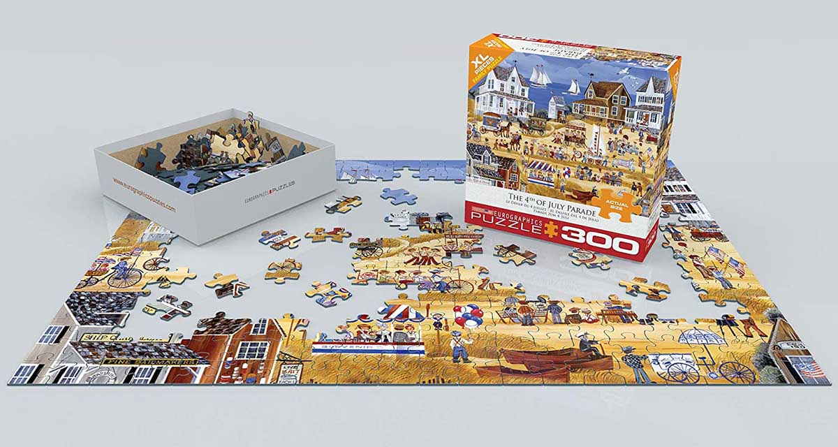 The 4th of July Parade Fourth of July Jigsaw Puzzle