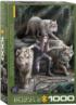 The Power of Three Wolf Jigsaw Puzzle
