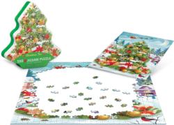Christmas Tree Tin Christmas Jigsaw Puzzle