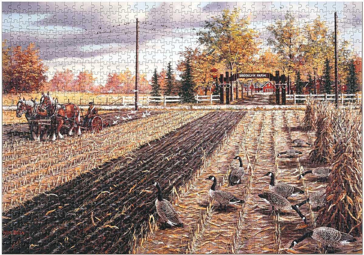 Fall Plowing - Scratch and Dent Farm Jigsaw Puzzle