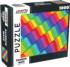 Rainbow Waves Puzzle Pattern & Geometric Jigsaw Puzzle