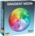 Gradient Moon Puzzle Space Jigsaw Puzzle