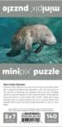 Manatee MiniPix® Puzzle Animals Jigsaw Puzzle
