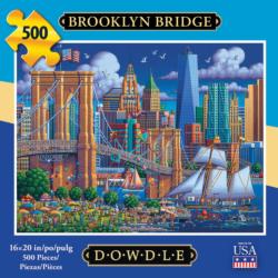 Brooklyn Bridge Landmarks & Monuments Jigsaw Puzzle