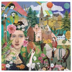 Artist & Daughter  - Scratch and Dent People Jigsaw Puzzle