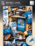 Detroit Lions NFL Locker Room Sports Jigsaw Puzzle