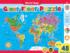 Educational - World Map Maps & Geography Floor Puzzle