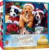 Santa Paws Dogs Glitter / Shimmer / Foil Puzzles