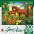 Green Acres (Neighs & Nuzzles) - Scratch and Dent Horse Jigsaw Puzzle
