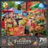 Town Square Booths Food and Drink Jigsaw Puzzle