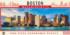 Boston 1,000 Piece Panoramic Puzzle Skyline / Cityscape Jigsaw Puzzle