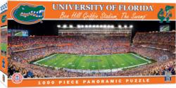 Florida Gators NCAA Stadium Panoramics Center View Sports Jigsaw Puzzle