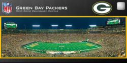 Green Bay Packers NFL Stadium Panoramics Center View Sports Jigsaw Puzzle