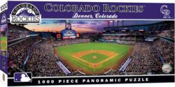 Colorado Rockies MLB Stadium Panoramics Center View Sports Jigsaw Puzzle