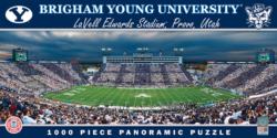 BYU Cougars NCAA Stadium Panoramics Center View Sports Jigsaw Puzzle