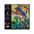 Stained Glass Bluebird Birds Jigsaw Puzzle