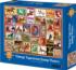 Vintage Equestrian Stamps Horse Jigsaw Puzzle