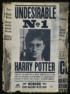 Scratch OFF Puzzle :  Harry Potter Wanted Poster Movies / Books / TV Jigsaw Puzzle