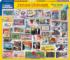 Vintage US Stamps Collage Jigsaw Puzzle