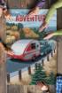 Open for Adventure, Retro Camper on Road, Painterly Camping Jigsaw Puzzle