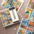 Woodblock Cities Collage, Exploration Nation Travel Jigsaw Puzzle
