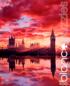 BLANC: Big Ben London Sunset London & United Kingdom Jigsaw Puzzle
