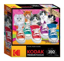 Kodak 350 - Sneaky Cats 3 by Keith Kimberlin Animals Jigsaw Puzzle