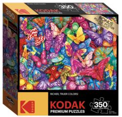 Kodak 350 - Colorful Butterflies by Sean Harrison Butterflies and Insects Jigsaw Puzzle