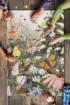 Butterfly Garden, Pastel Butterflies and Insects Jigsaw Puzzle