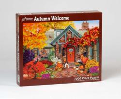 Autumn Welcome - Scratch and Dent Fall Jigsaw Puzzle