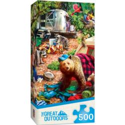 Campsite Troubles Forest Animal Jigsaw Puzzle