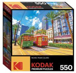 Kodak 550 - New Orleans Streetcars, Louisiana Travel Jigsaw Puzzle