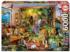 Entering the Bedroom Jungle Animals Jigsaw Puzzle