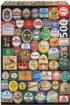 Beer Labels Collage Food and Drink Jigsaw Puzzle