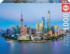 Shanghai Skyline At Sunset Asia Jigsaw Puzzle