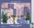 Hometown Christmas Folk Art Jigsaw Puzzle By Buffalo Games