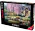 Cherry Blossom Cottage Spring Jigsaw Puzzle